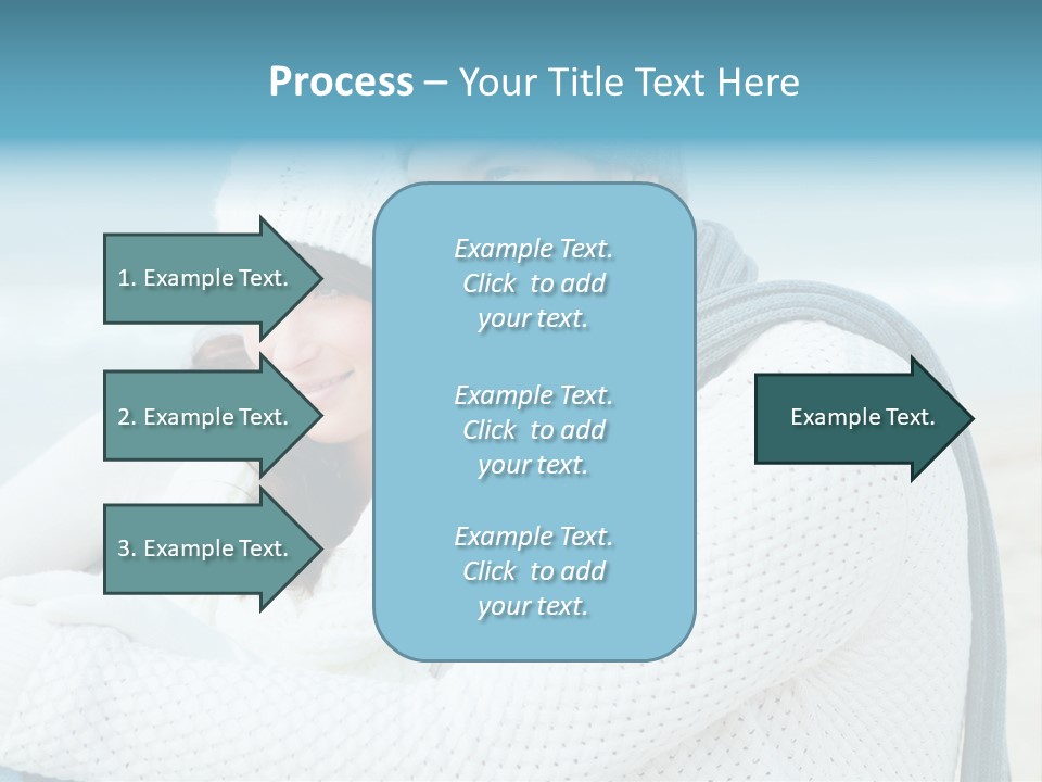 Seaside Happiness Travel PowerPoint Template