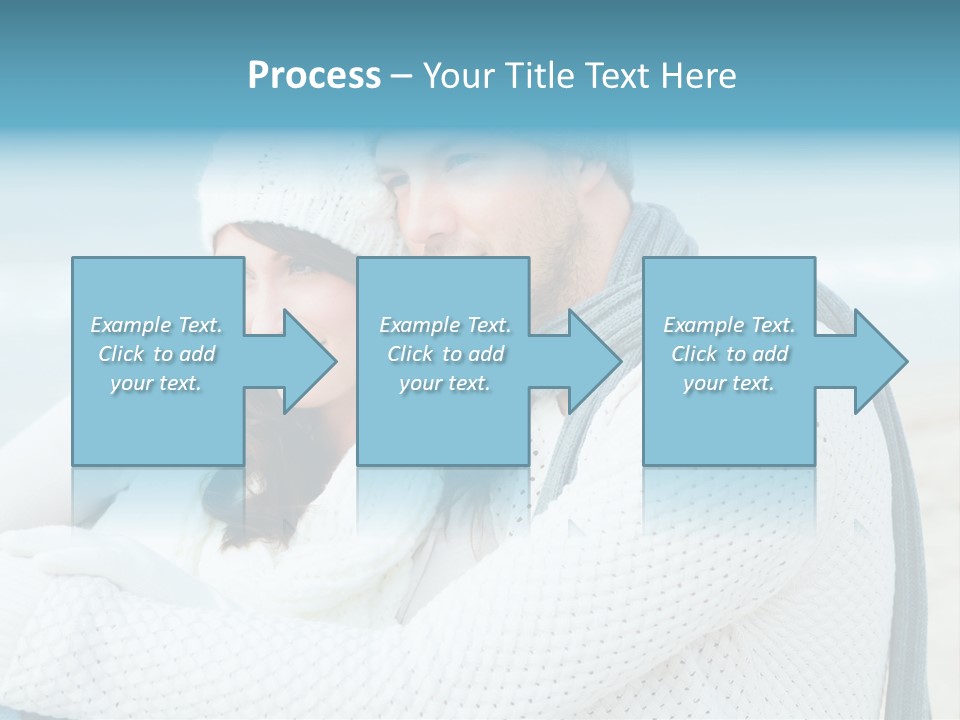 Seaside Happiness Travel PowerPoint Template