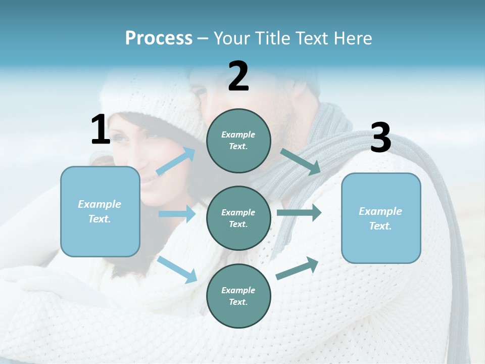 Seaside Happiness Travel PowerPoint Template