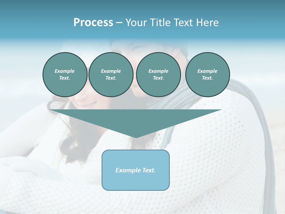 Seaside Happiness Travel PowerPoint Template