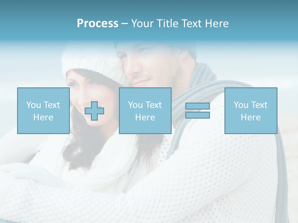 Seaside Happiness Travel PowerPoint Template