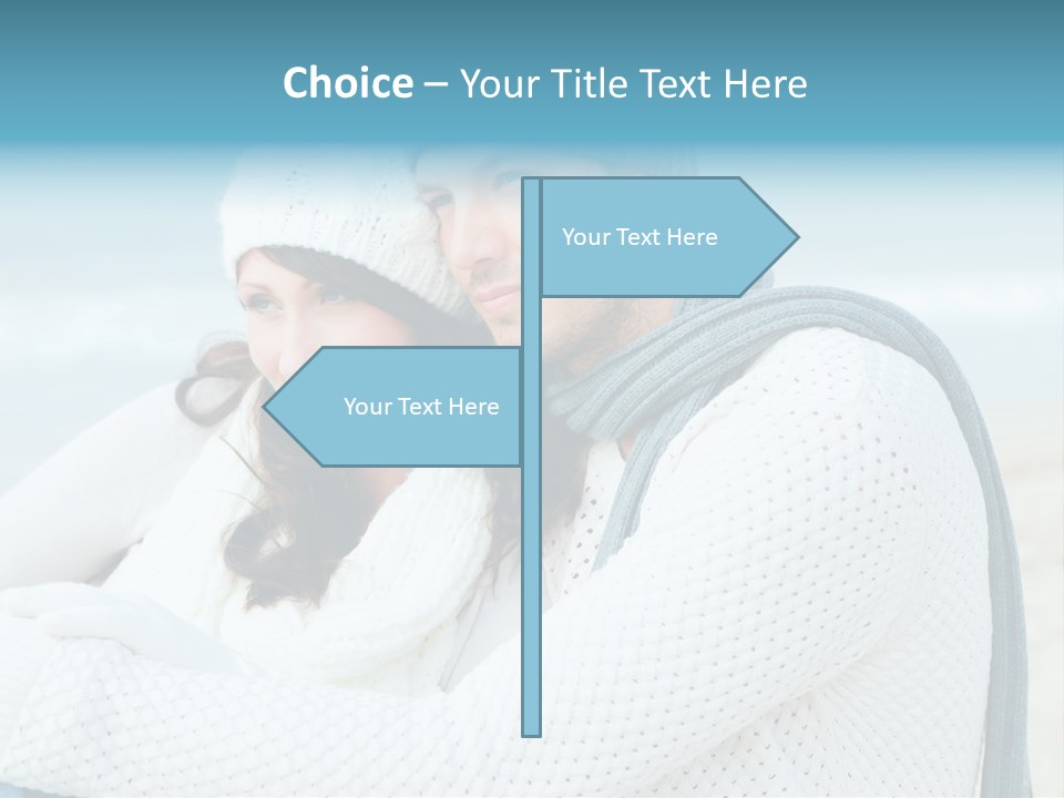 Seaside Happiness Travel PowerPoint Template