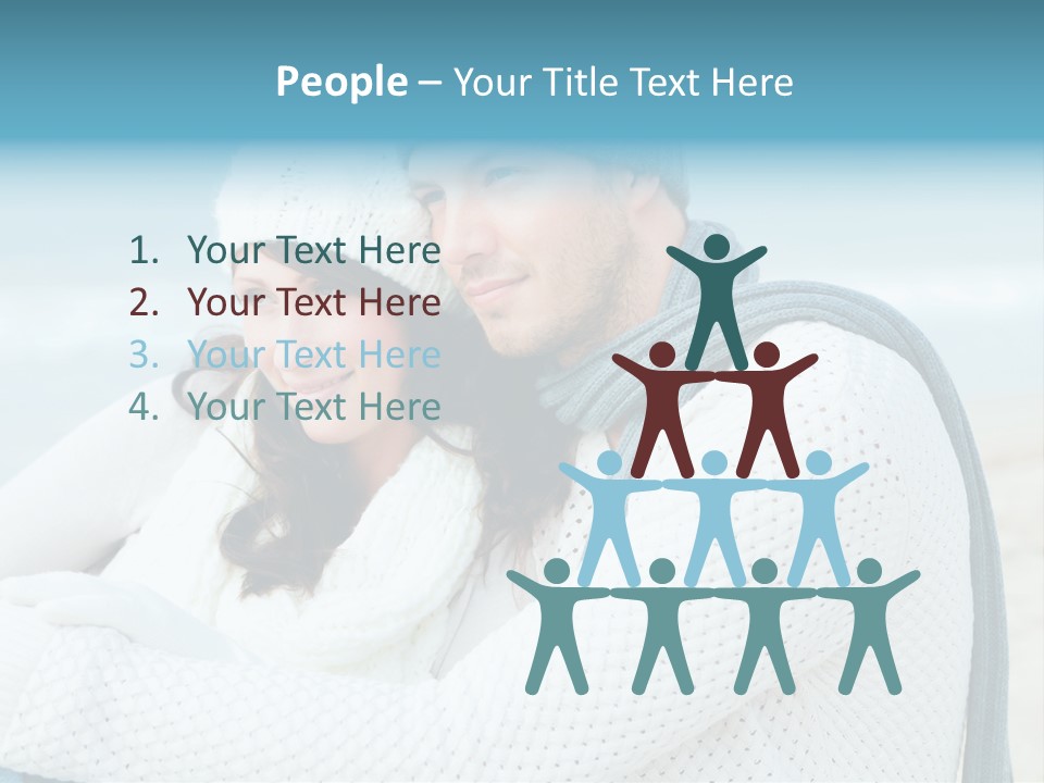 Seaside Happiness Travel PowerPoint Template