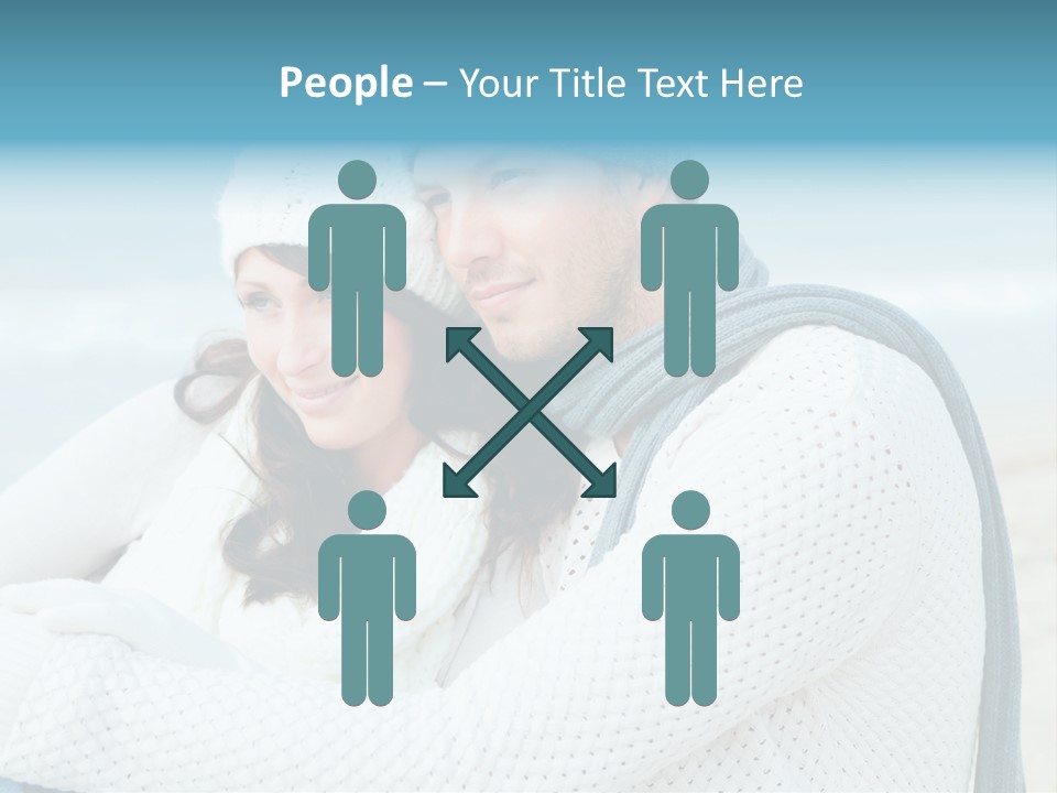 Seaside Happiness Travel PowerPoint Template