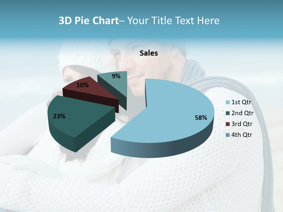Seaside Happiness Travel PowerPoint Template