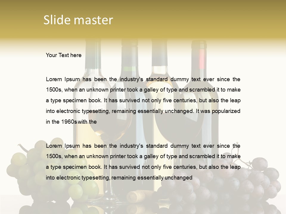 Alcohol Origin Bunch PowerPoint Template