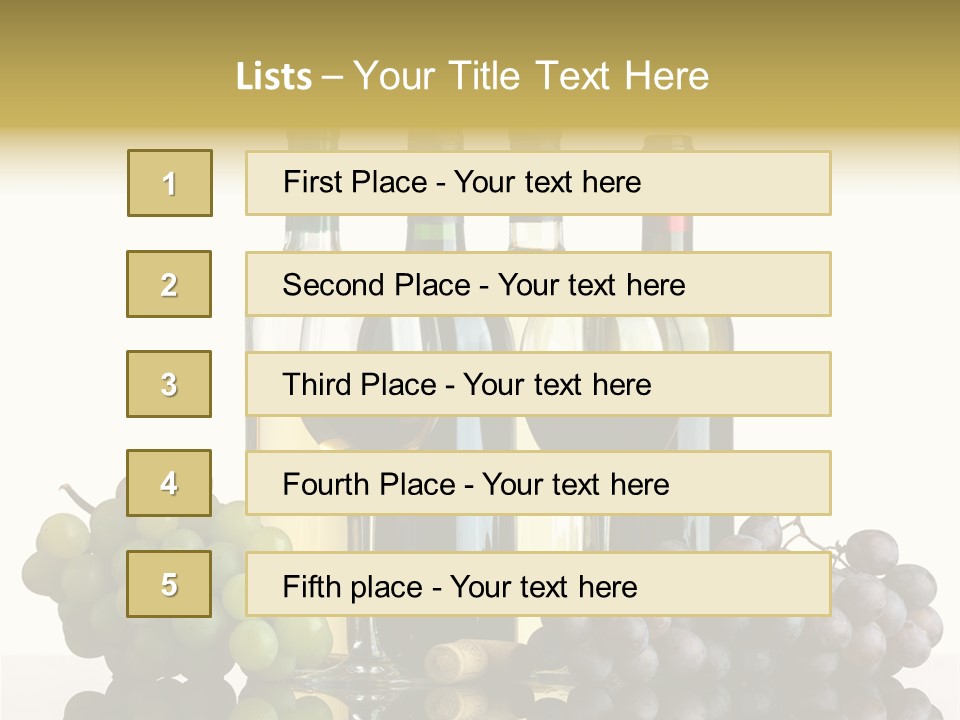 Alcohol Origin Bunch PowerPoint Template