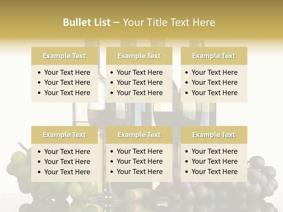 Alcohol Origin Bunch PowerPoint Template