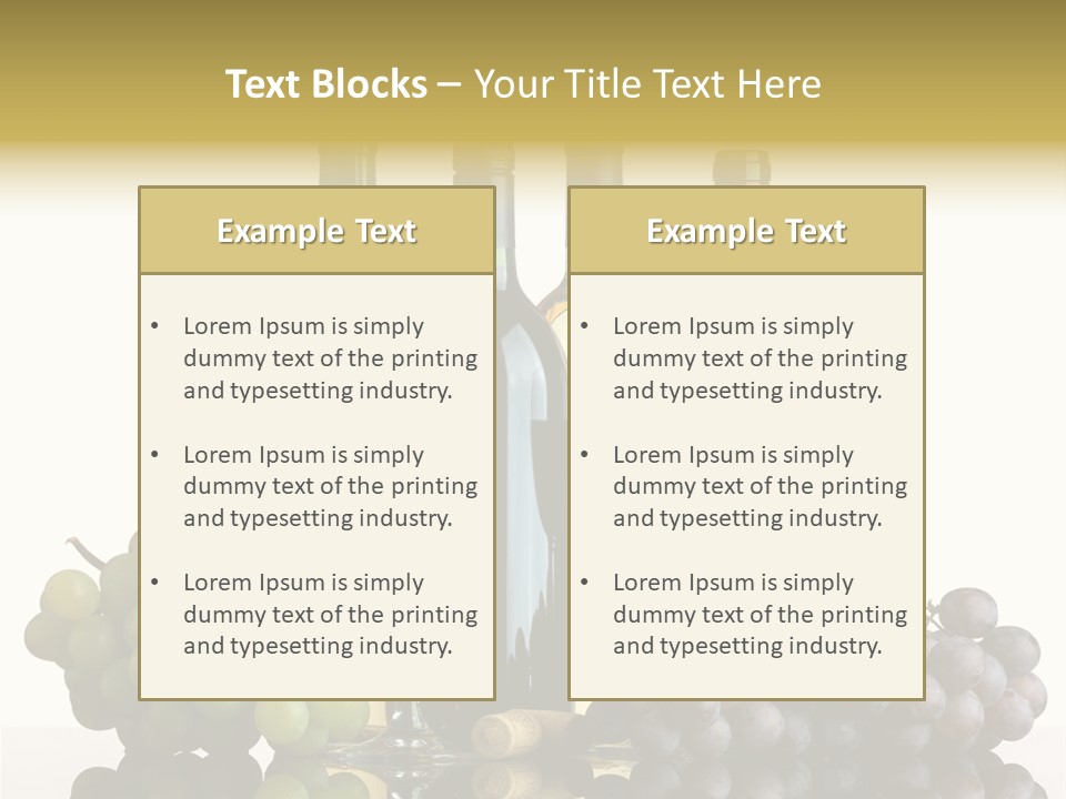 Alcohol Origin Bunch PowerPoint Template