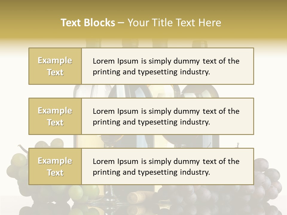 Alcohol Origin Bunch PowerPoint Template