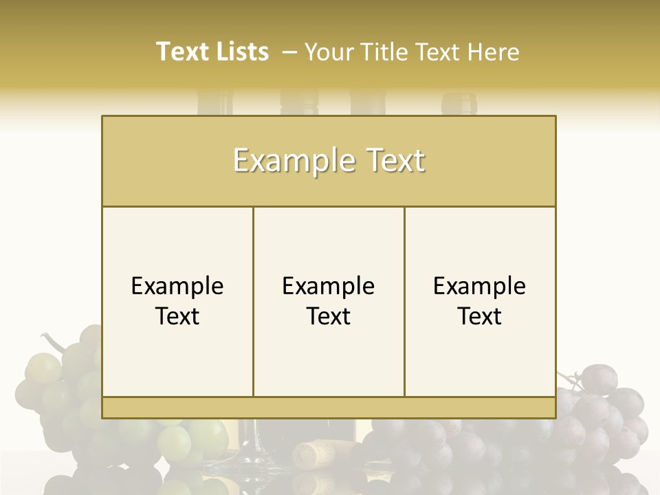Alcohol Origin Bunch PowerPoint Template