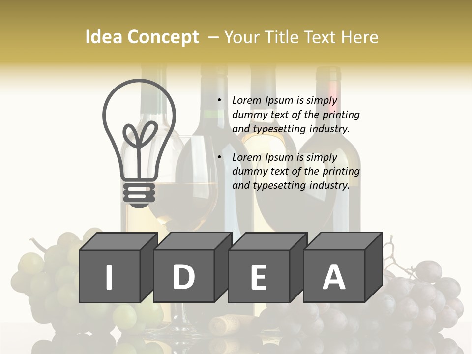 Alcohol Origin Bunch PowerPoint Template