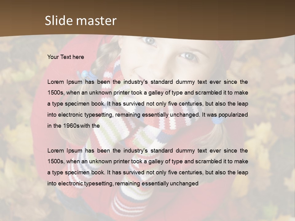 Happy Fashion Pretty PowerPoint Template