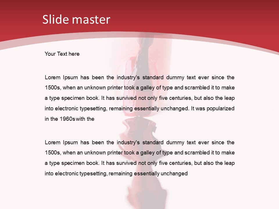 Decorate Sexy Cosmetics PowerPoint Template