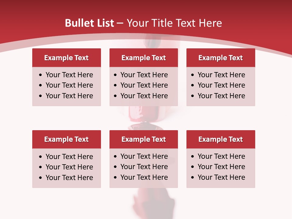 Decorate Sexy Cosmetics PowerPoint Template