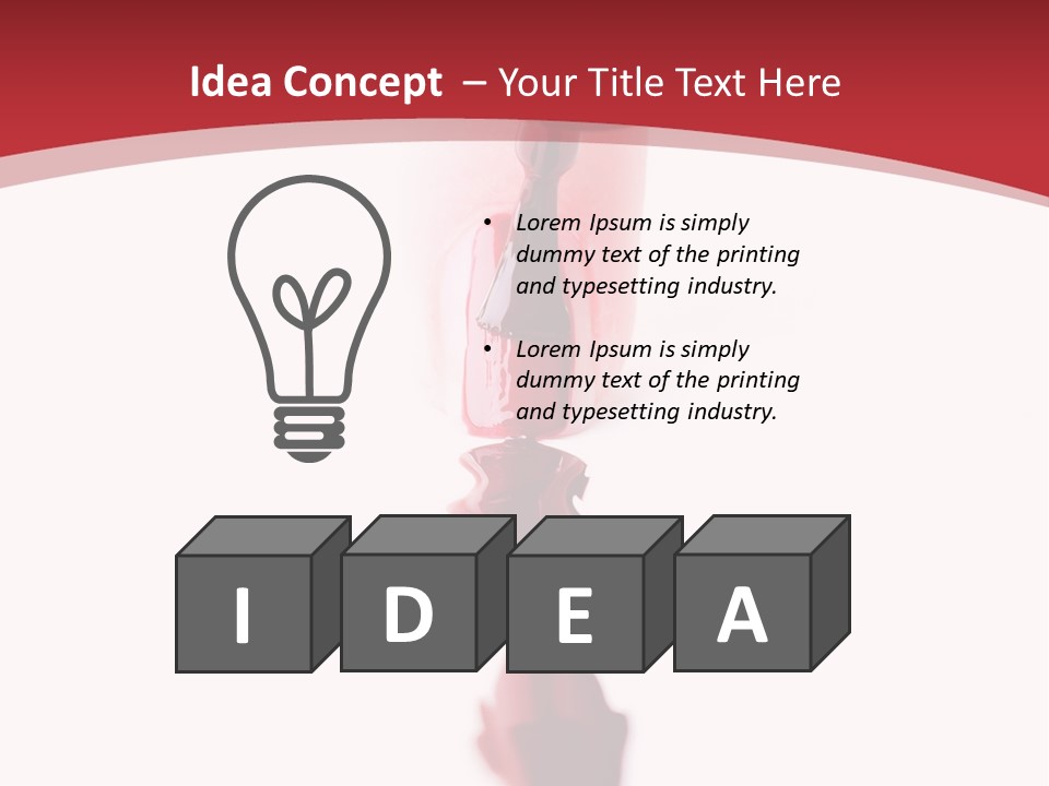 Decorate Sexy Cosmetics PowerPoint Template