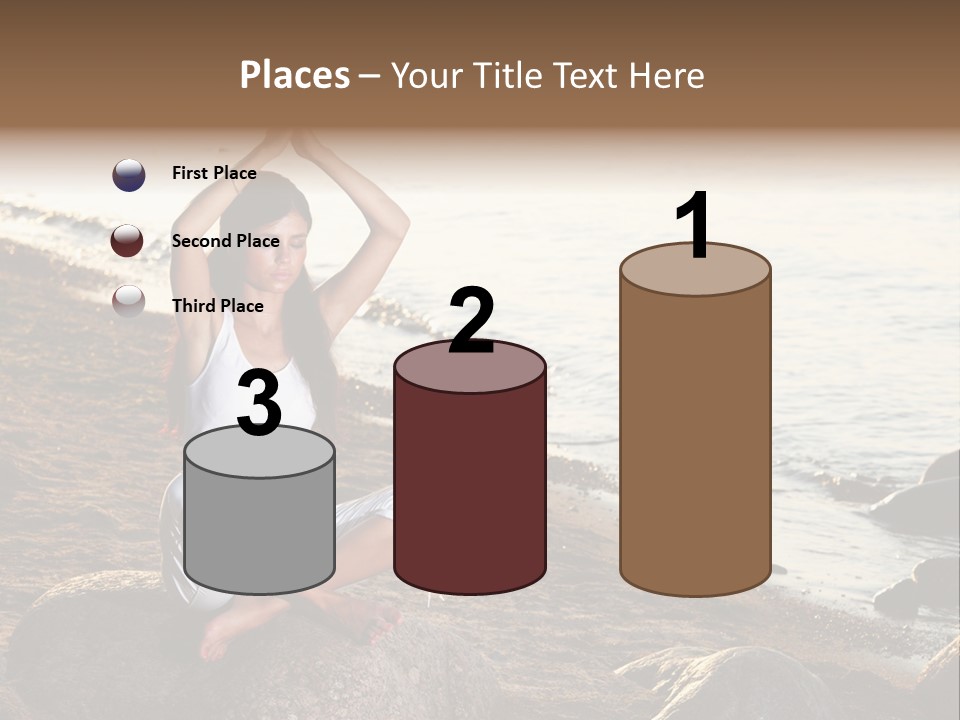 Outdoors Lifestyle Blue PowerPoint Template