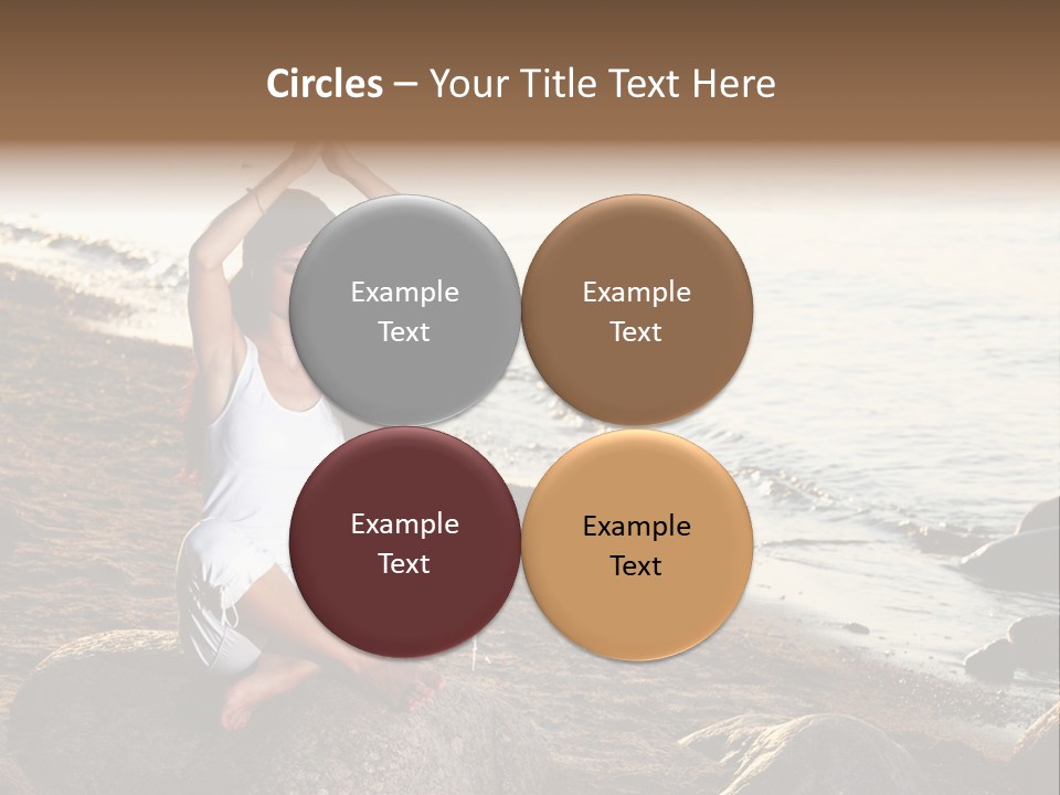 Outdoors Lifestyle Blue PowerPoint Template