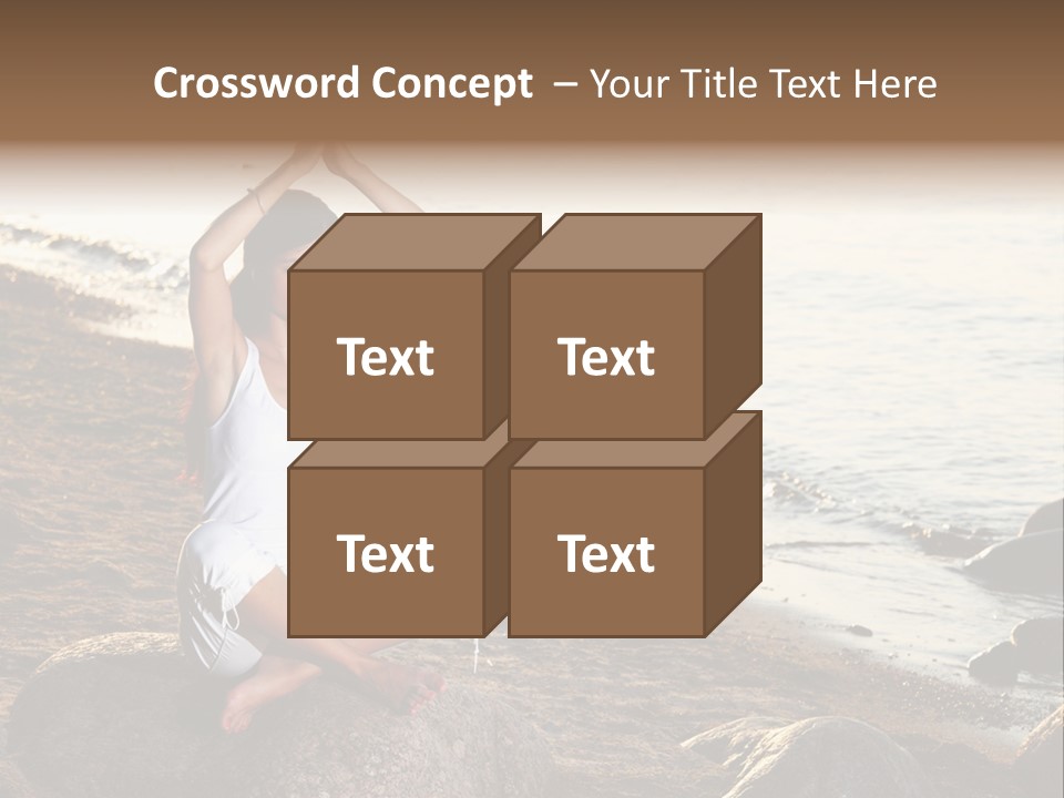 Outdoors Lifestyle Blue PowerPoint Template