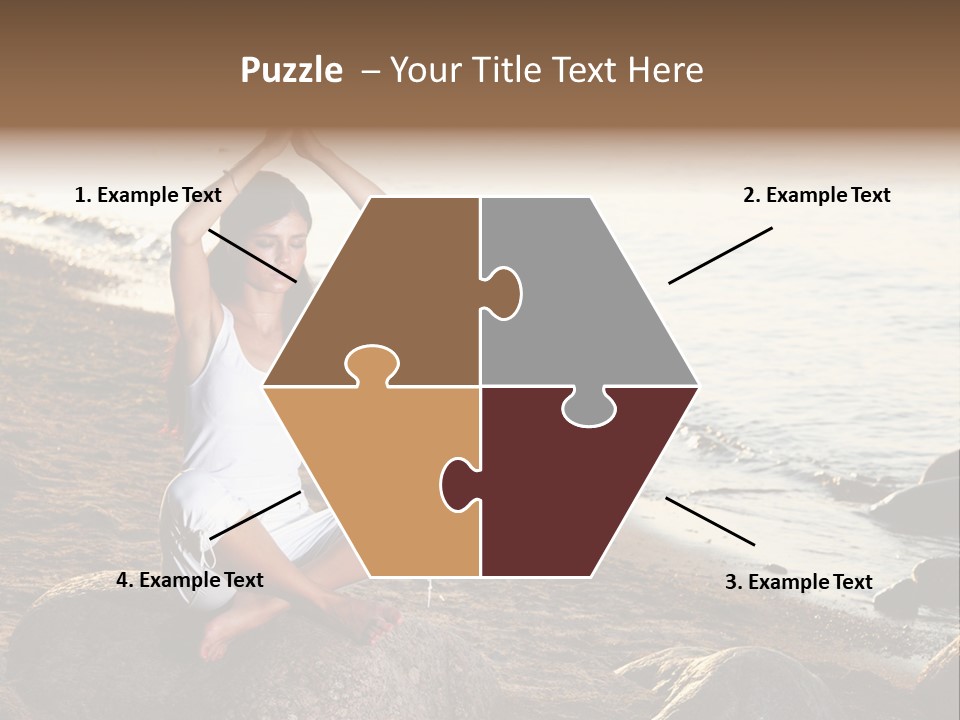 Outdoors Lifestyle Blue PowerPoint Template