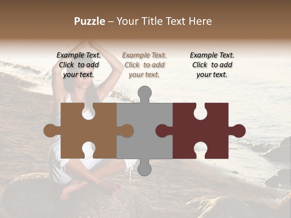 Outdoors Lifestyle Blue PowerPoint Template