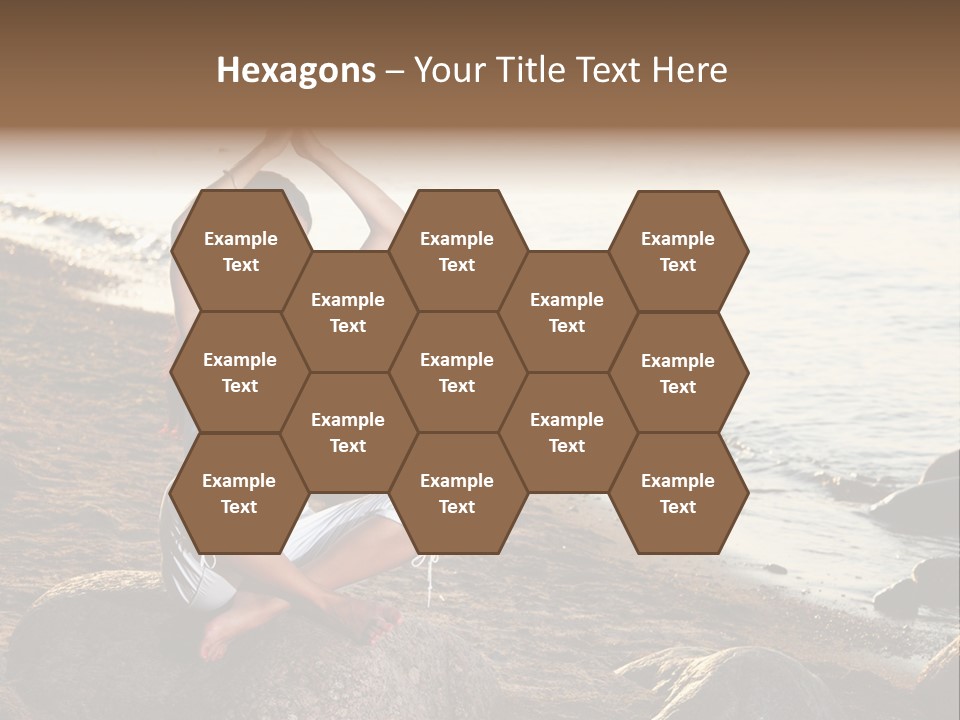 Outdoors Lifestyle Blue PowerPoint Template