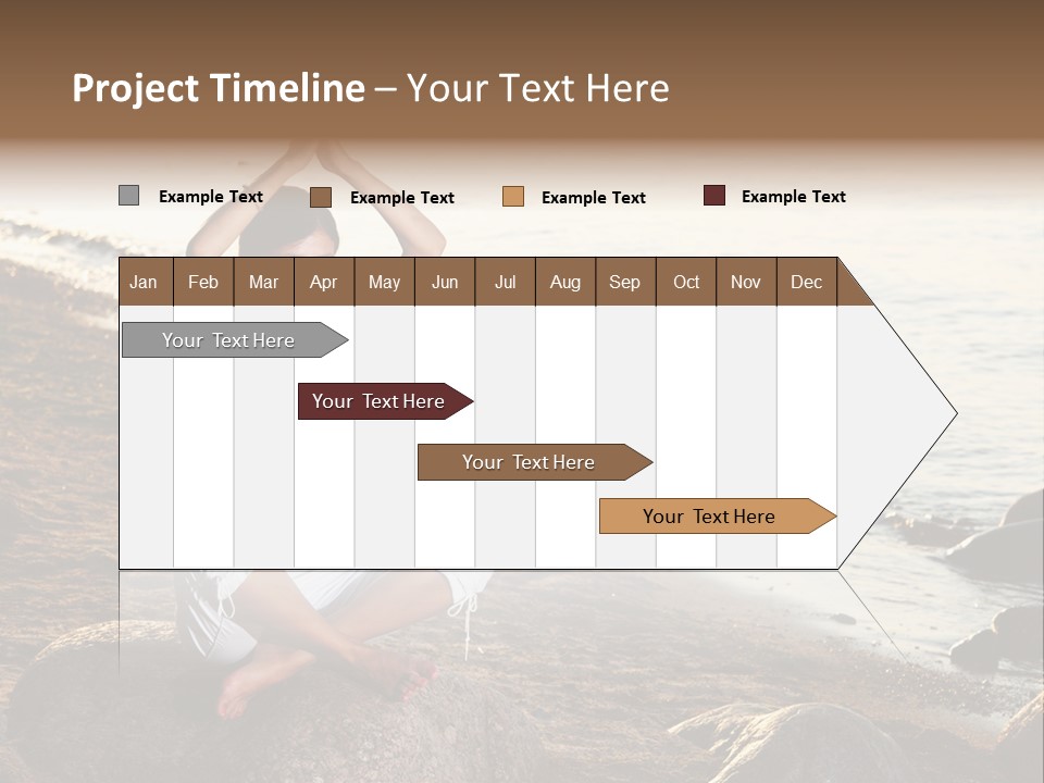 Outdoors Lifestyle Blue PowerPoint Template