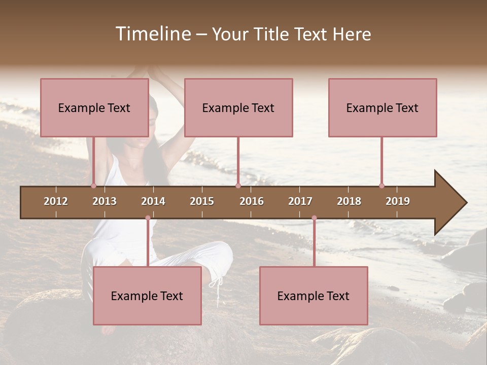 Outdoors Lifestyle Blue PowerPoint Template