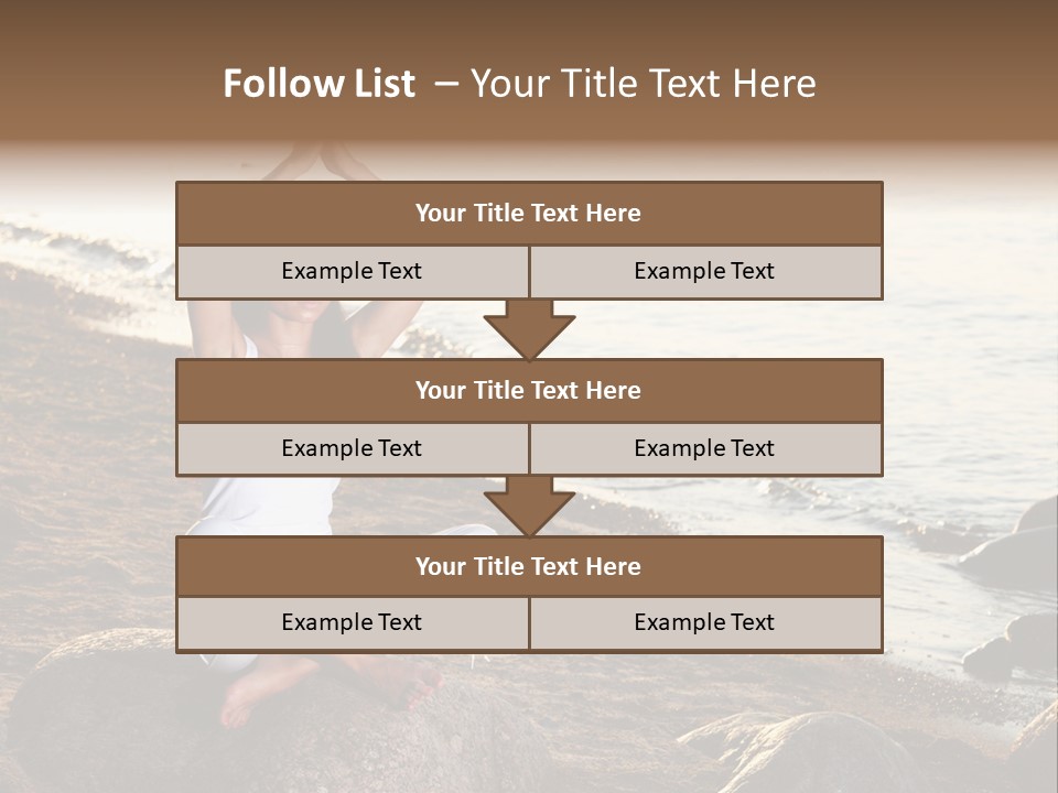 Outdoors Lifestyle Blue PowerPoint Template