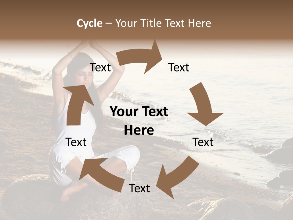 Outdoors Lifestyle Blue PowerPoint Template