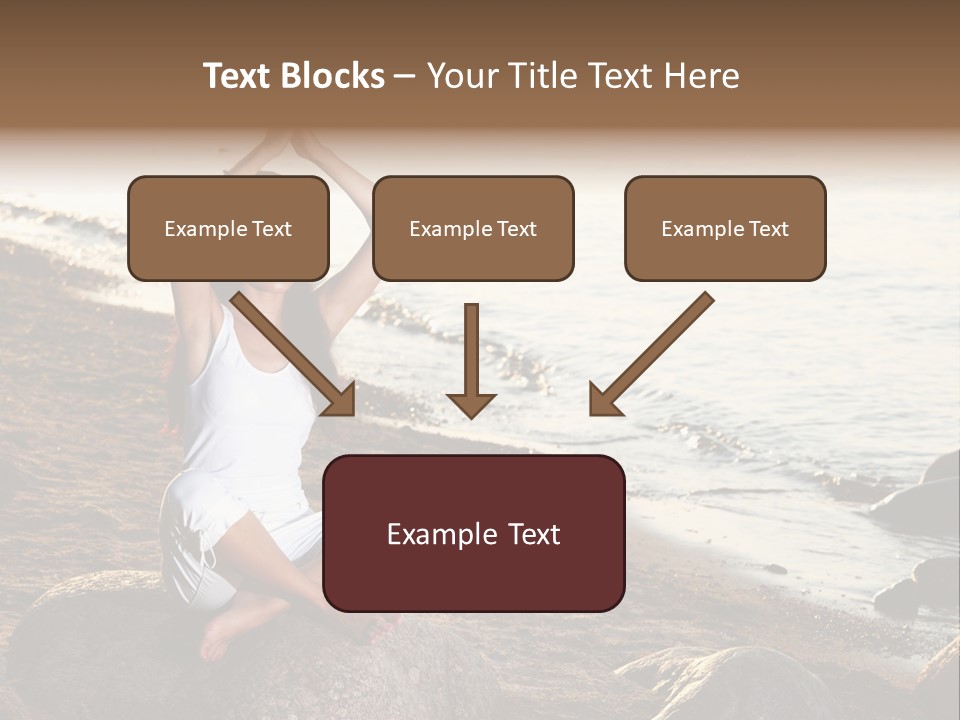 Outdoors Lifestyle Blue PowerPoint Template