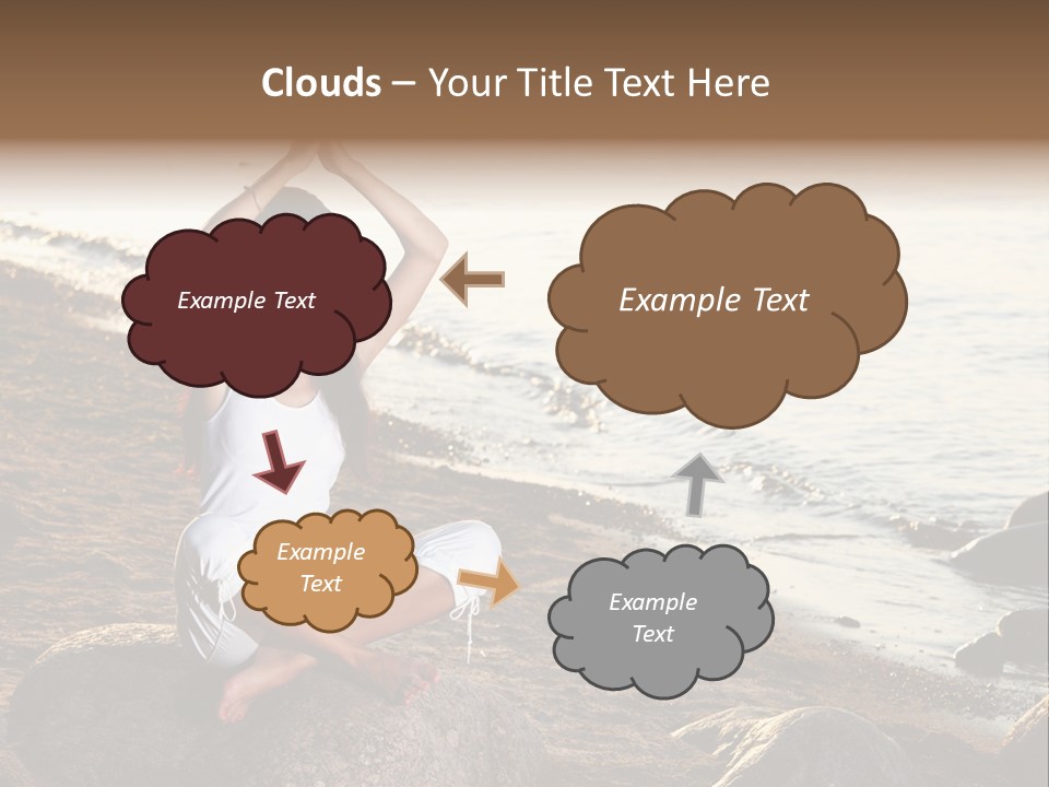 Outdoors Lifestyle Blue PowerPoint Template