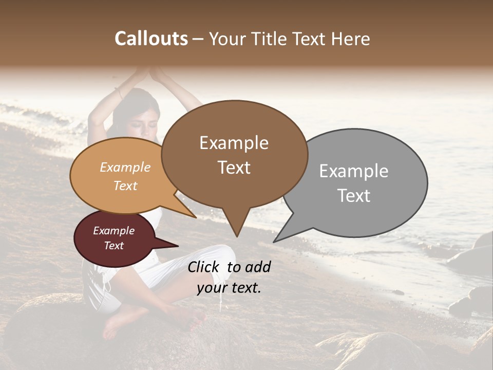 Outdoors Lifestyle Blue PowerPoint Template