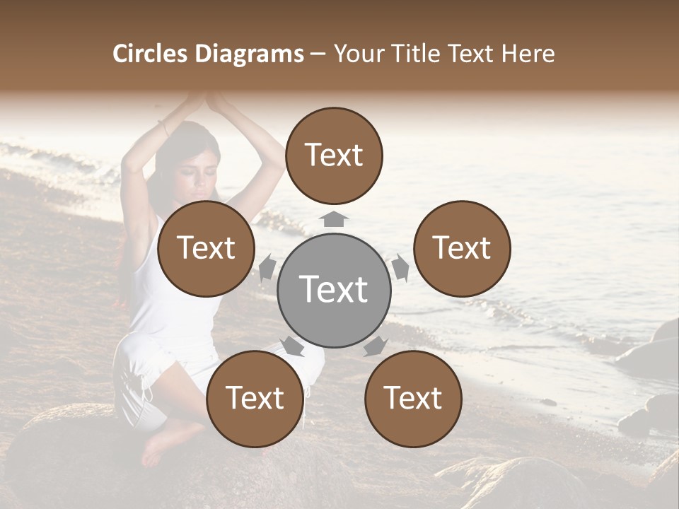 Outdoors Lifestyle Blue PowerPoint Template