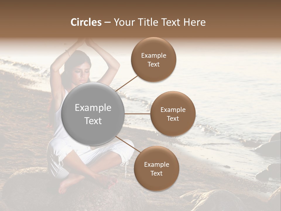 Outdoors Lifestyle Blue PowerPoint Template