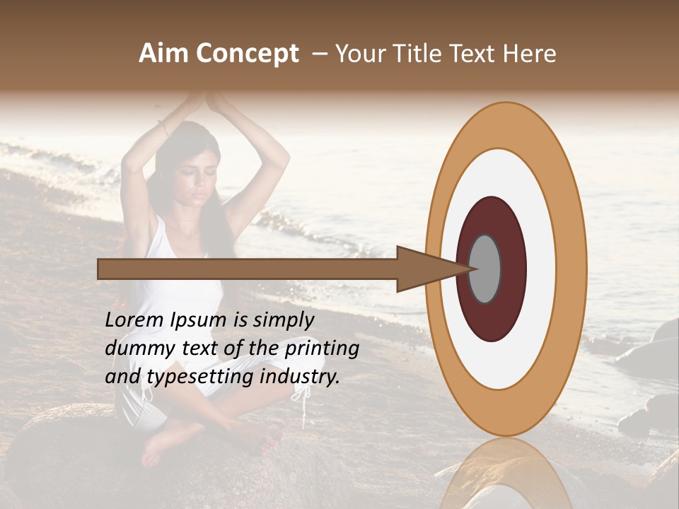 Outdoors Lifestyle Blue PowerPoint Template