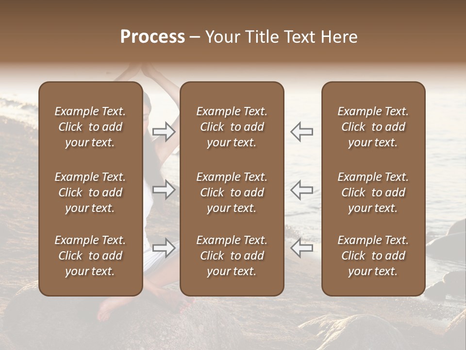 Outdoors Lifestyle Blue PowerPoint Template