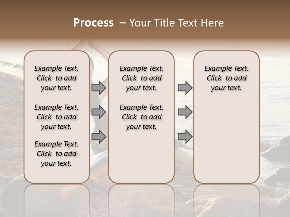 Outdoors Lifestyle Blue PowerPoint Template