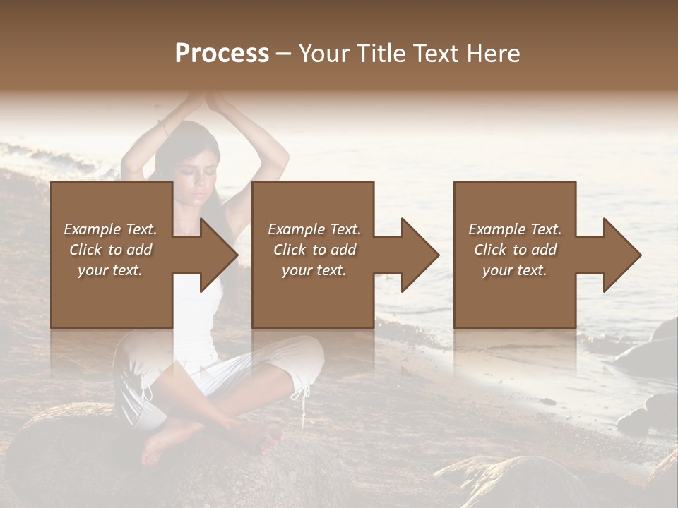 Outdoors Lifestyle Blue PowerPoint Template