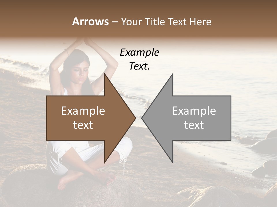 Outdoors Lifestyle Blue PowerPoint Template