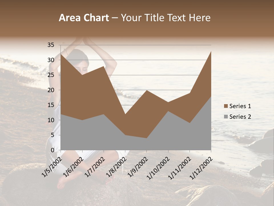 Outdoors Lifestyle Blue PowerPoint Template