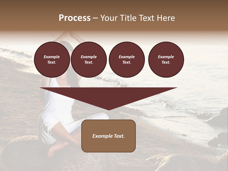 Outdoors Lifestyle Blue PowerPoint Template