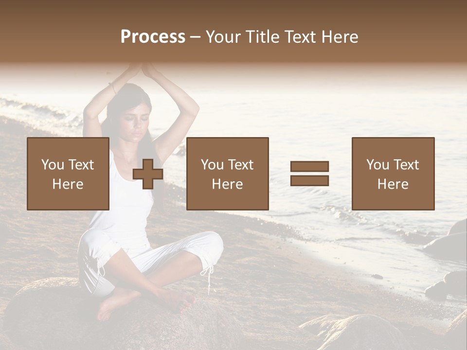 Outdoors Lifestyle Blue PowerPoint Template