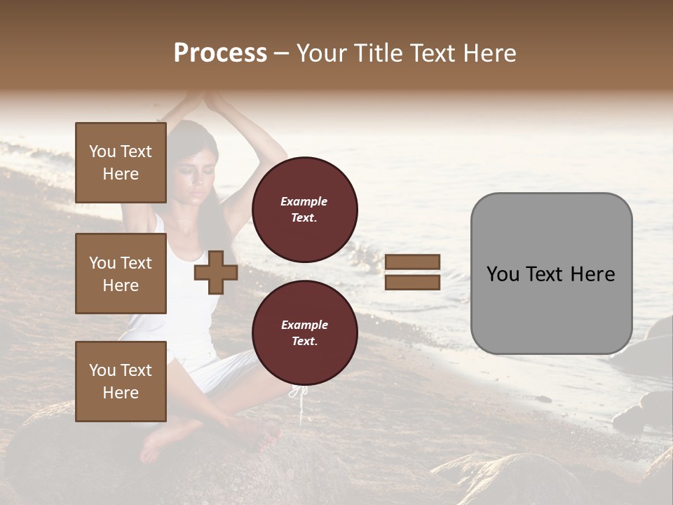 Outdoors Lifestyle Blue PowerPoint Template