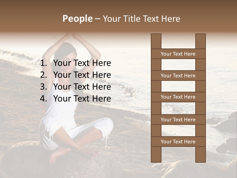 Outdoors Lifestyle Blue PowerPoint Template