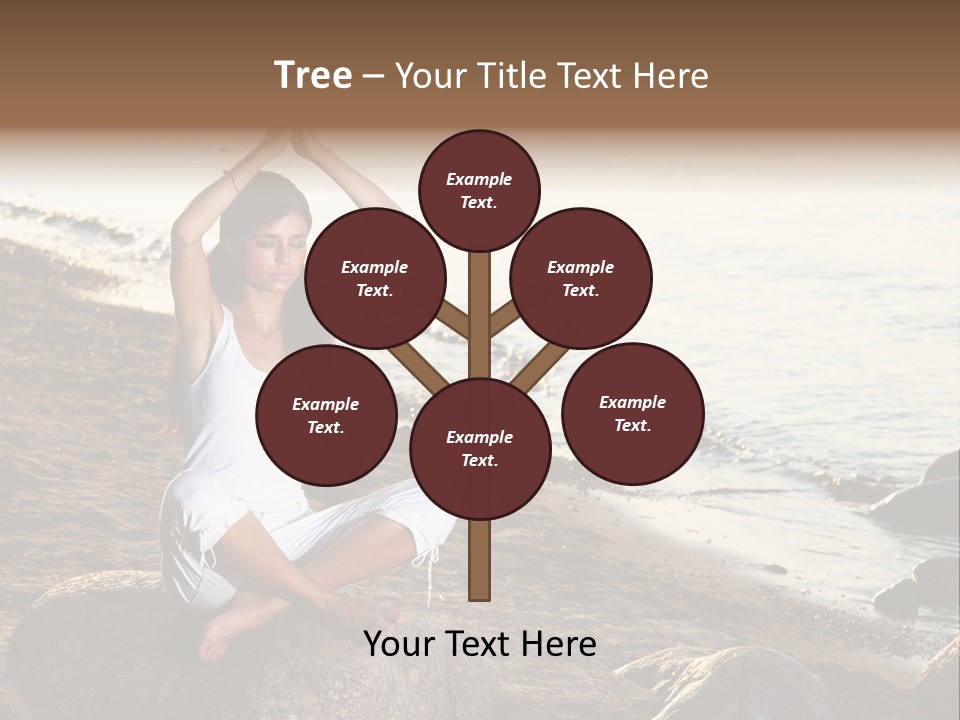 Outdoors Lifestyle Blue PowerPoint Template