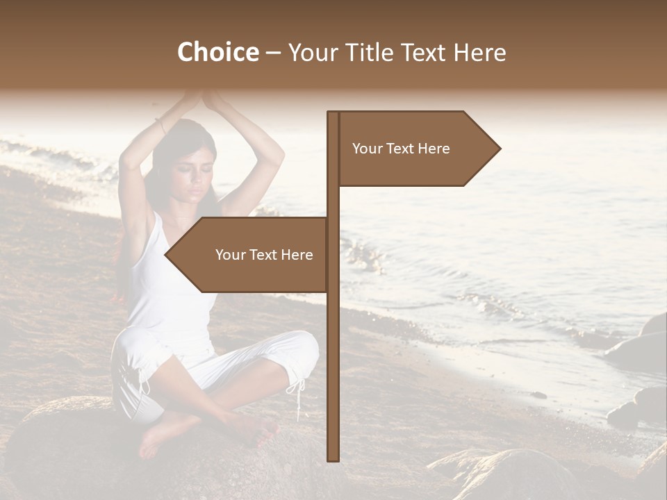 Outdoors Lifestyle Blue PowerPoint Template