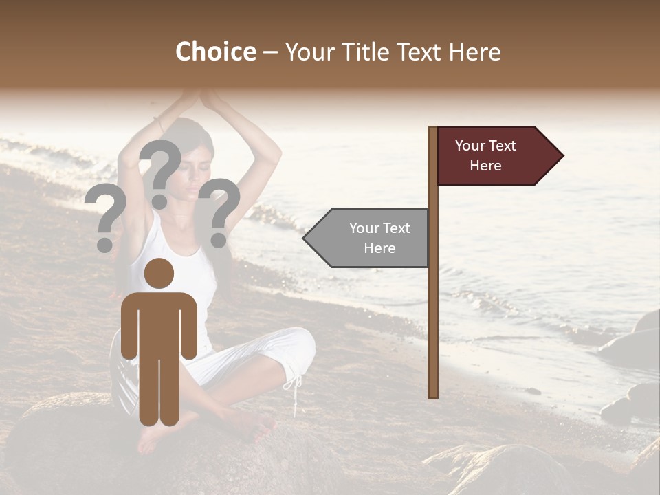 Outdoors Lifestyle Blue PowerPoint Template