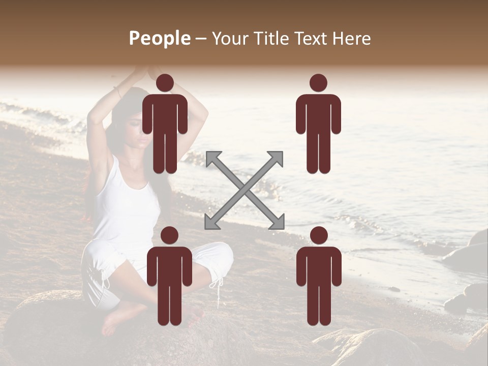 Outdoors Lifestyle Blue PowerPoint Template