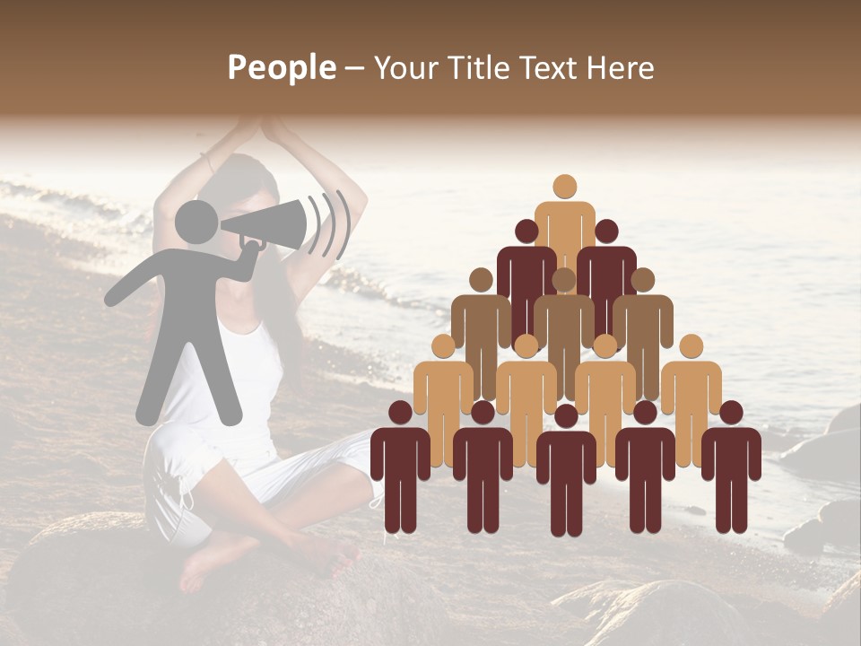 Outdoors Lifestyle Blue PowerPoint Template